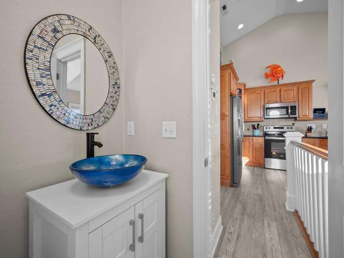 Half Bath off Kitchen