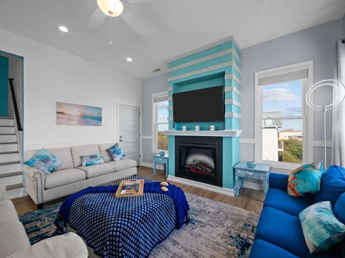 2nd Floor - Electric Fireplace