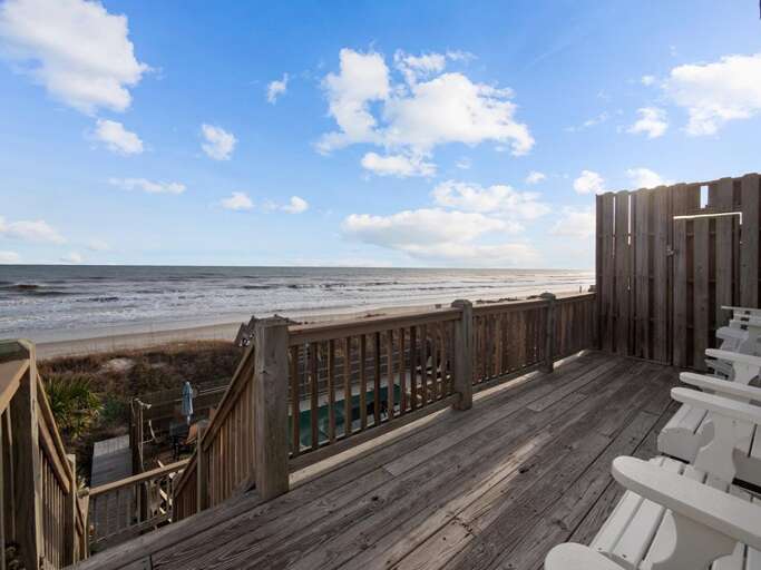Top Level Oceanfront Deck