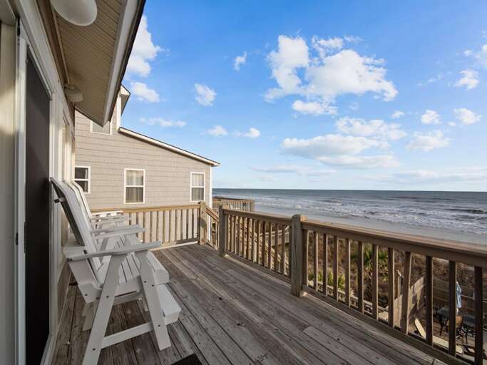 Top Level Oceanfront Deck