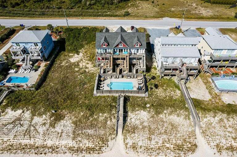 Oceanfront with Shared Pool