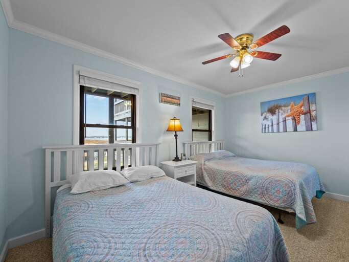 Bedroom 2 - 2 Doubles