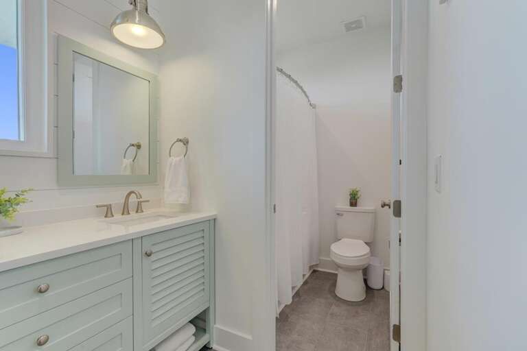 Downstairs Bath Tub and Shower