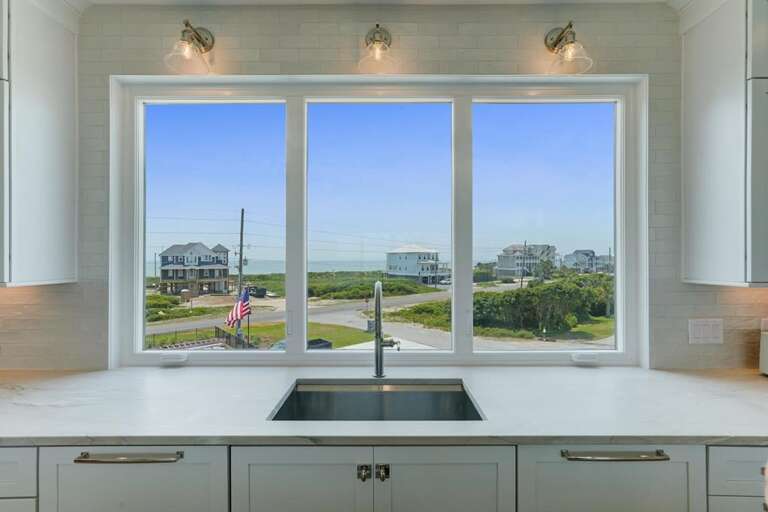Ocean Views from Kitchen