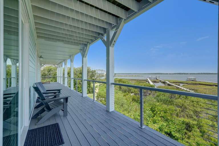 Porch off 1st Level Queen and King Bedroom
