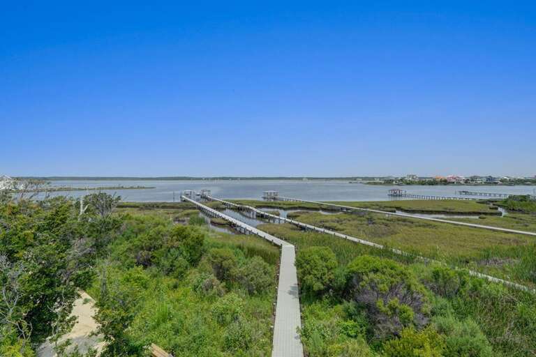 Views of Private Dock from Master Deck