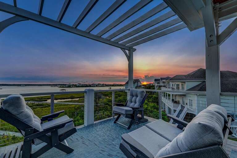 Outdoor Seating and Entertainment Area