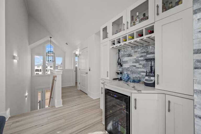 Living Room - Wet Bar Area - Beverage Fridge