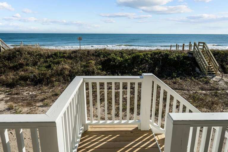 Stairway Down to Beach Access