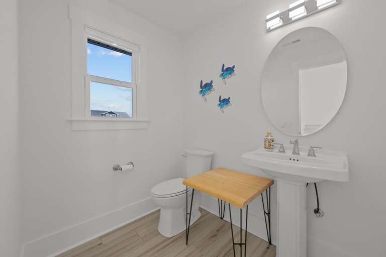 Half Bath Off Living Area