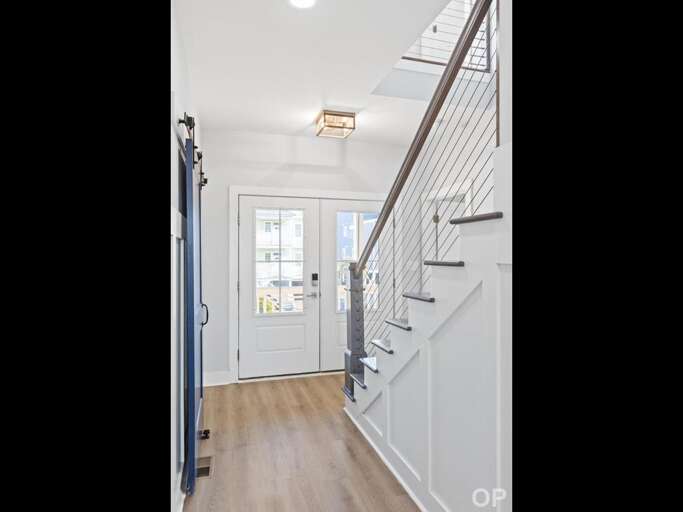 Access to Stairwell and Front Porch