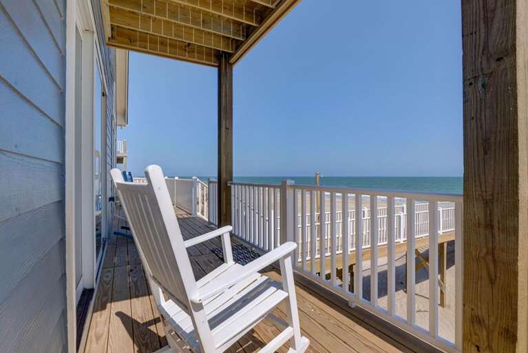 Covered Ocean Side Deck