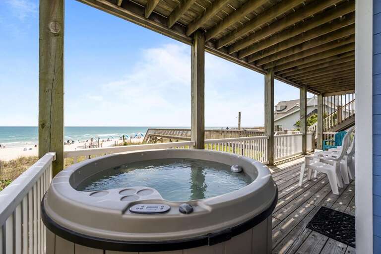 Oceanfront Hot Tub