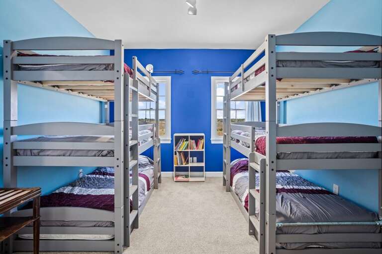 Bedroom 6 with 2 Sets of Triple Bunks