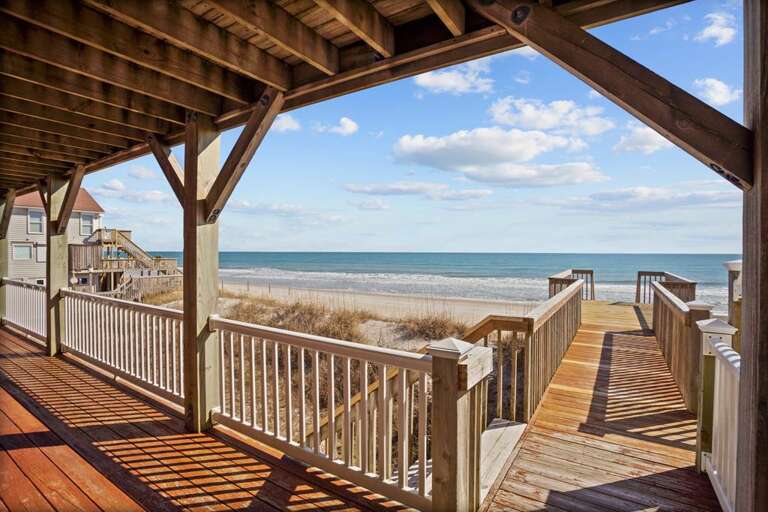 Lower Level Decks - Access to Beach