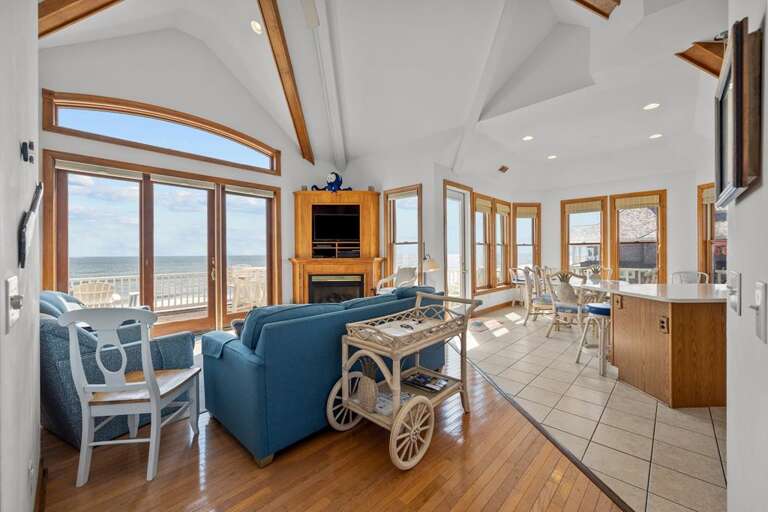 Living Room - Expansive Ocean Views
