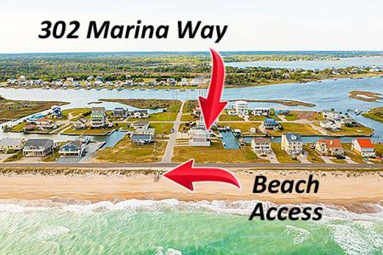 302 Marina Way and Beach Access