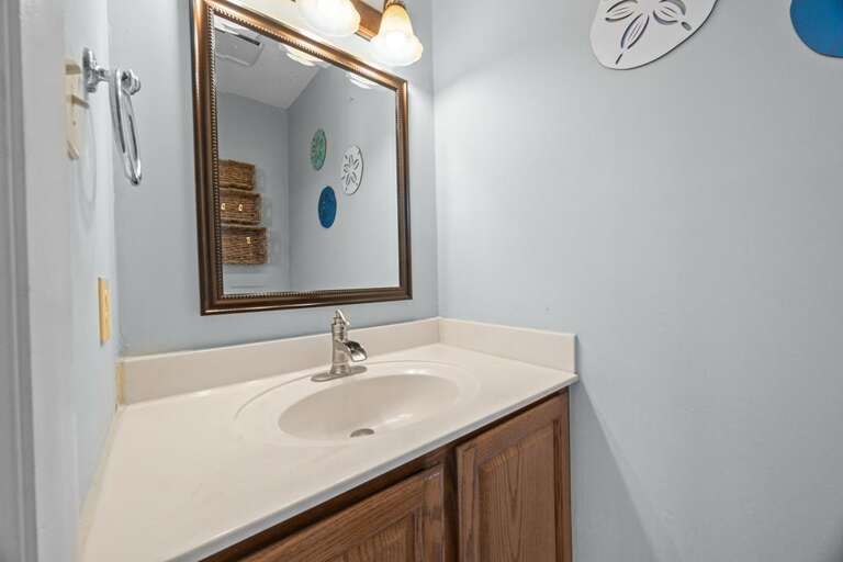 Half Bath off Kitchen