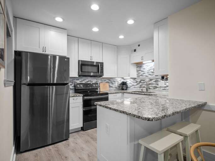 Kitchen with Bar Seating