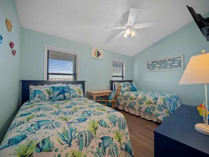 Bedroom 3 - Two Doubles