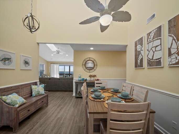 Entrance Foyer, Dining and Living Area