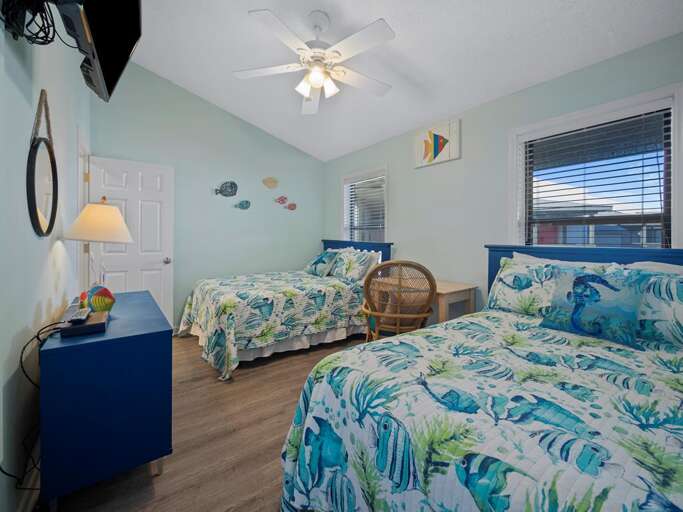 Bedroom 3 - 2 Double Beds