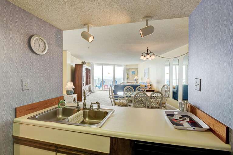 Living Area View from Kitchen