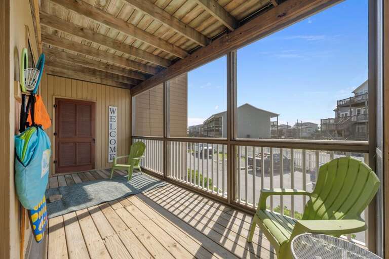 Screened Porch Entrance