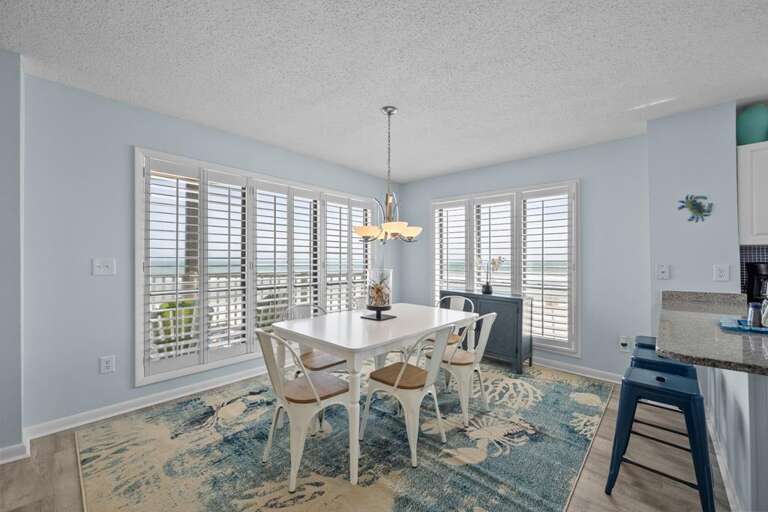 Dining Area - Surrounded by Glass