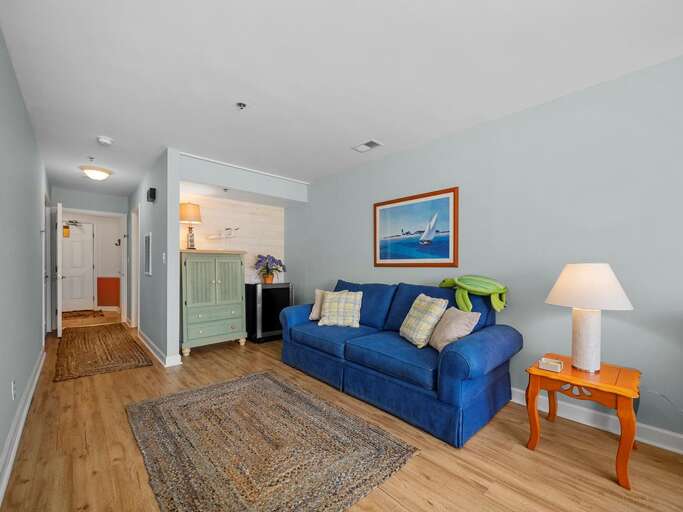 Master with Queen Sleeper and Beverage Fridge