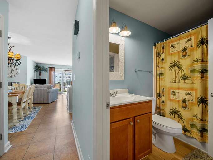 Main Living Area and Bathroom 2 Entrance from Foyer