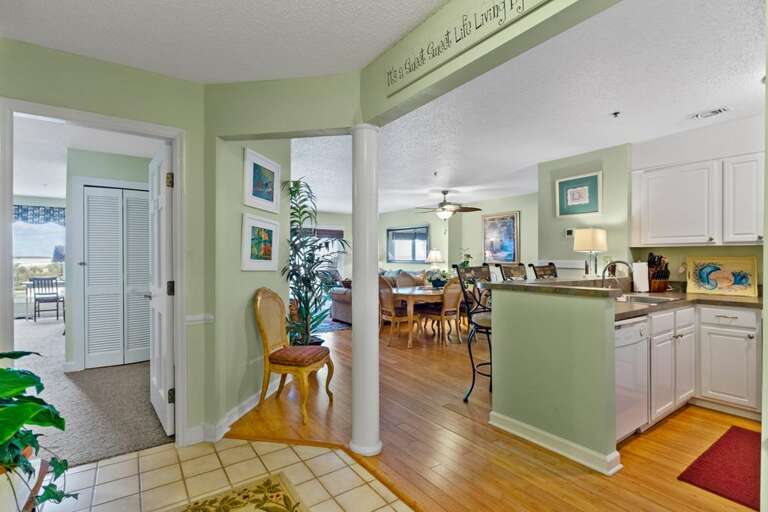 Nice Open Floor Plan - Viewed from Entrance Foyer
