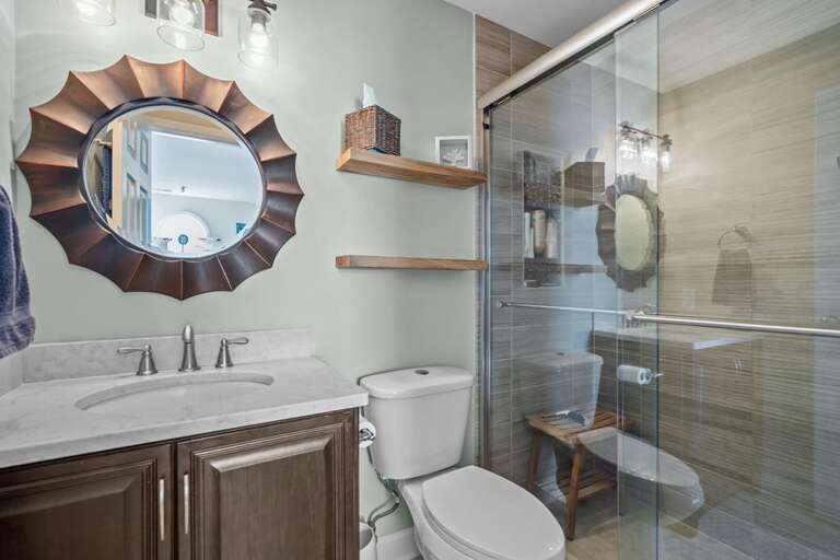 Bathroom 2 - Glass Enclosed Walk-In Shower