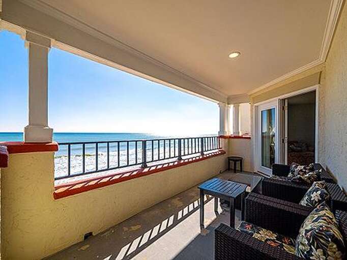 Private Balcony Overlooks the Ocean