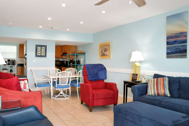 Living, Dining and Kitchen