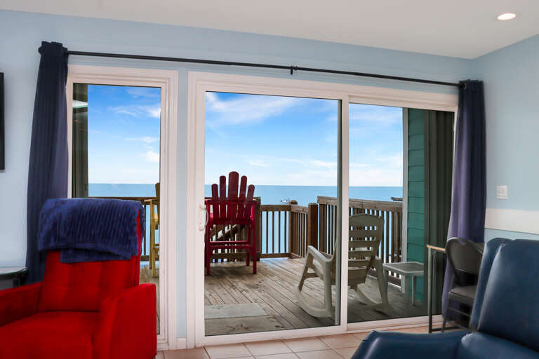View onto Main Floor Deck
