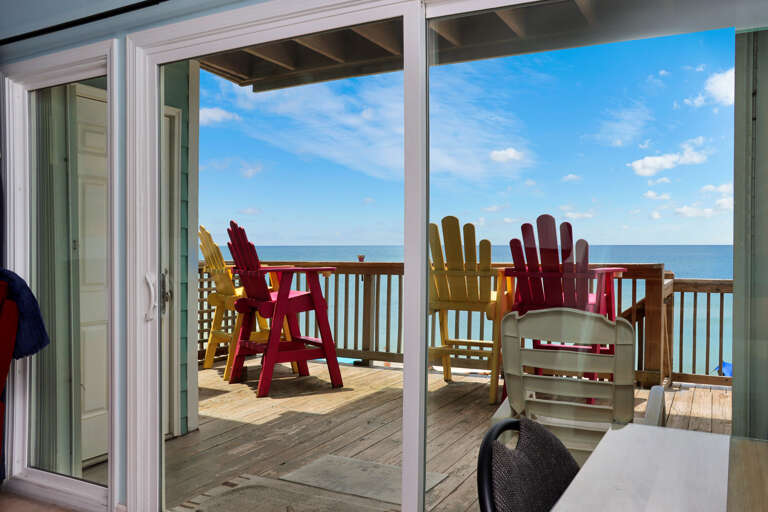 View onto Main Floor Gulf Front Deck View onto Main Floor Gulf Front Deck
