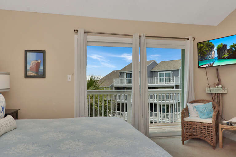 Bedroom 1 - View onto Deck