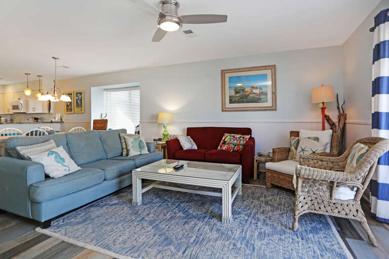 Living Room & Dining Area