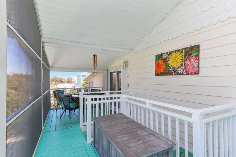 Screened Deck on Back of House