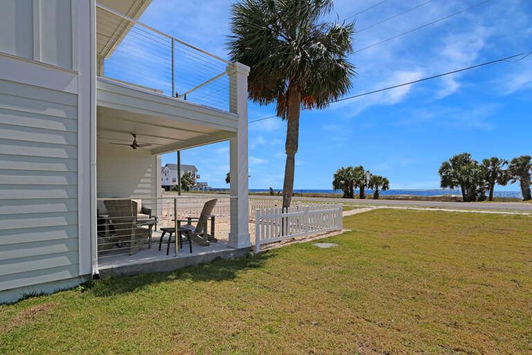 End Unit with Ground Floor Patio & 2nd Floor Deck