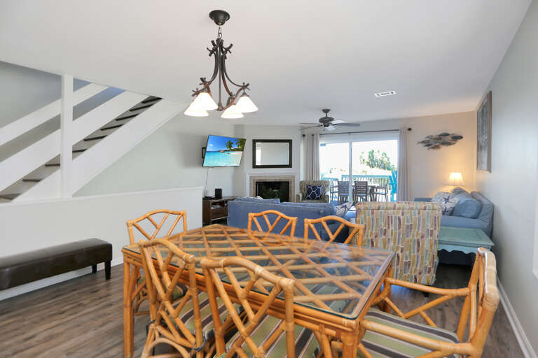 Dining Area & Living Room