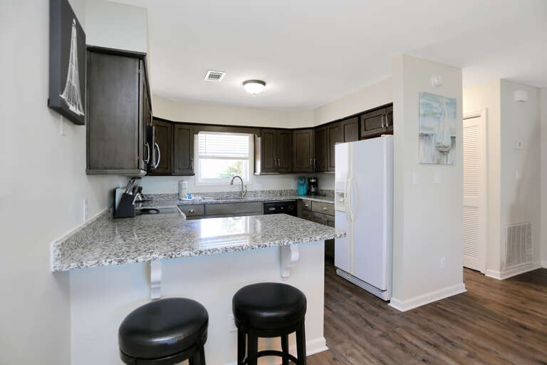 Kitchen with Bar Seating