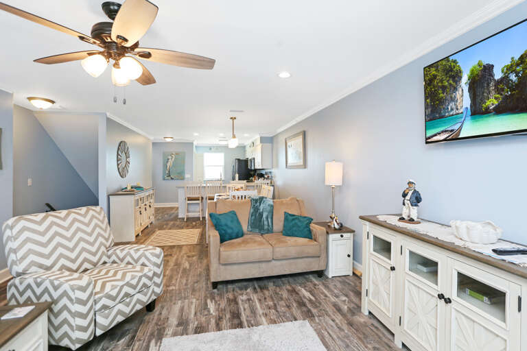 Living Area with TV