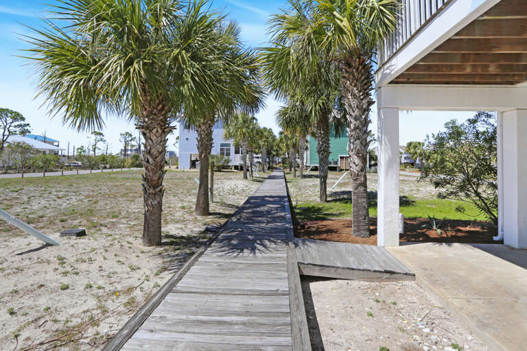 Walkway to Pond