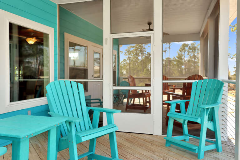 Screened Deck Next to Covered Deck