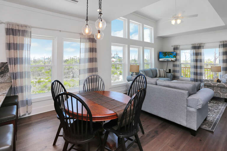 Dining Area & Living Room
