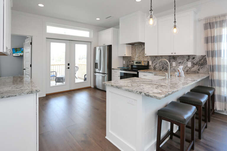 Kitchen with Bar Seating