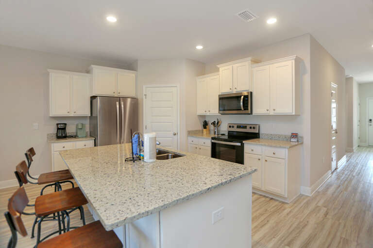 Kitchen with Bar Seating