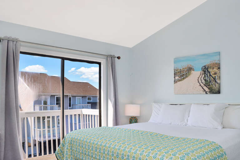 Bedroom 2 with Deck View